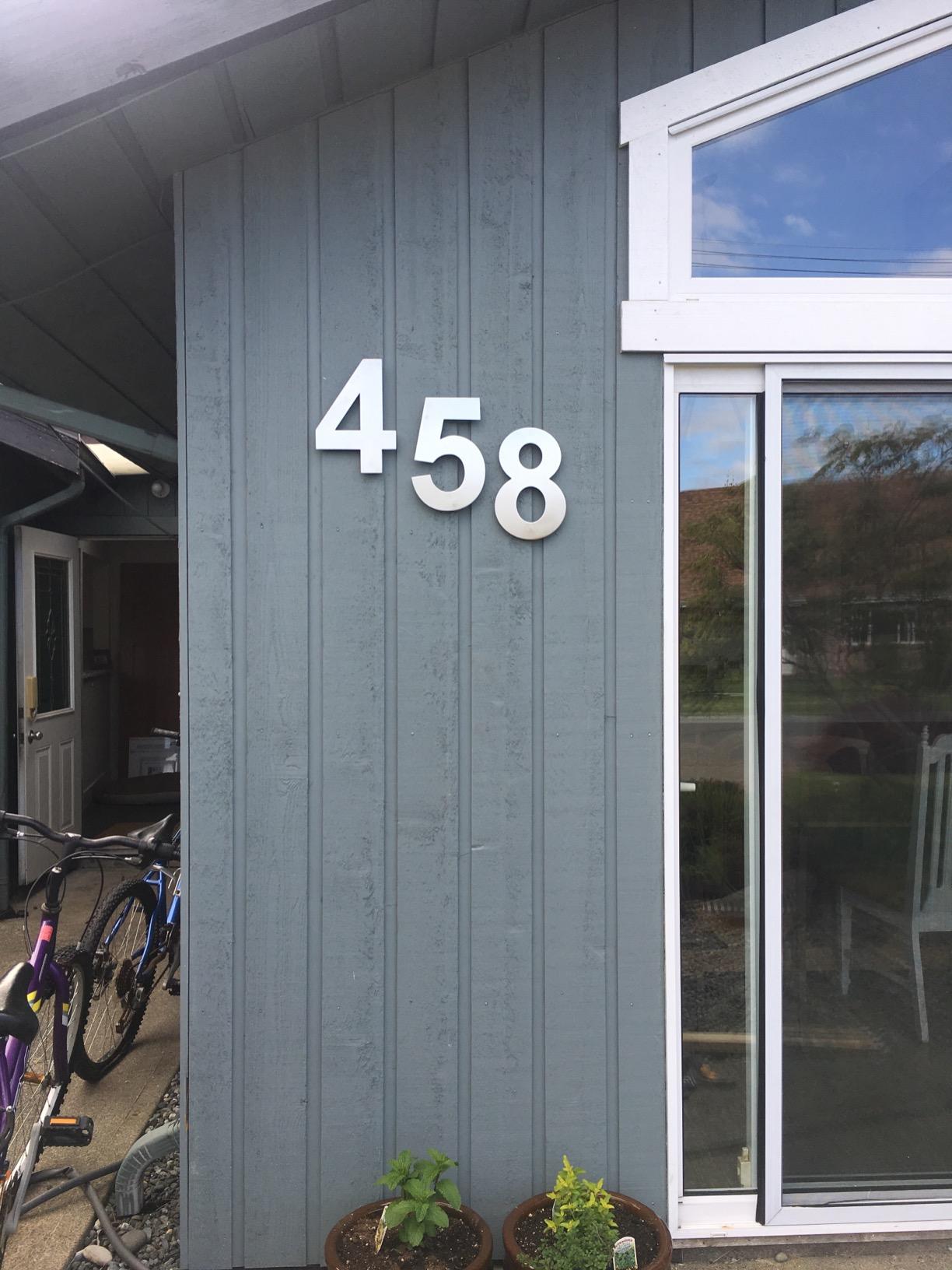 Modern House Numbers and Letters are easy to read from a distance