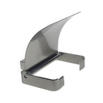 QT Modern Bathroom Toilet Paper Holder with Cover - Stainless Steel