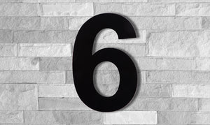 Modern BLACK House Numbers and Letters