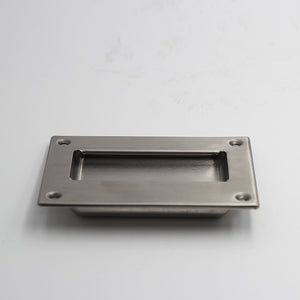 QT Modern Flush Stainless Steel Pull Door Handle