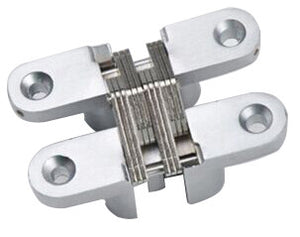 Mortise Mount Invisible / Concealed Hinges (1-3/4 Inch Leaf Height) - 2 Hinges