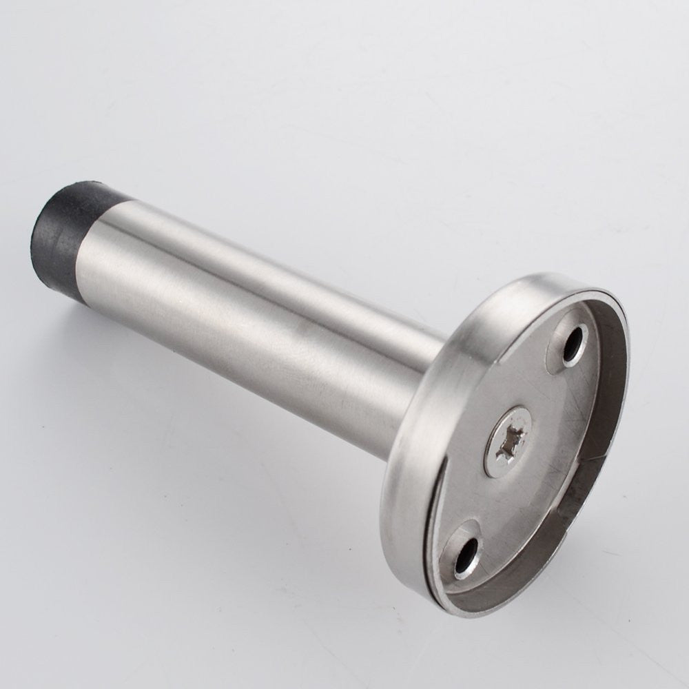 QT Premium Stainless Steel Shower Door Stop - Wall or Door mounted