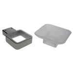 QT Modern Bathroom Soap Dish - Stainless Steel
